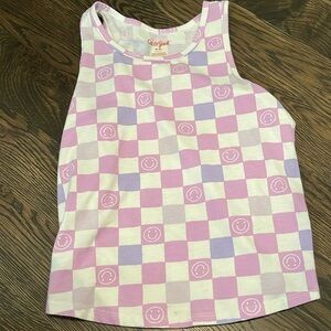 girls smiley face tank